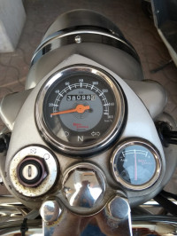 Silver Royal Enfield Bullet Electra