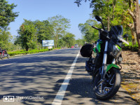 Green Bajaj Dominar 400 ABS BS6