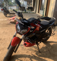 Red TVS Raider 125