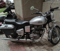 Silver Royal Enfield Bullet Electra 5S