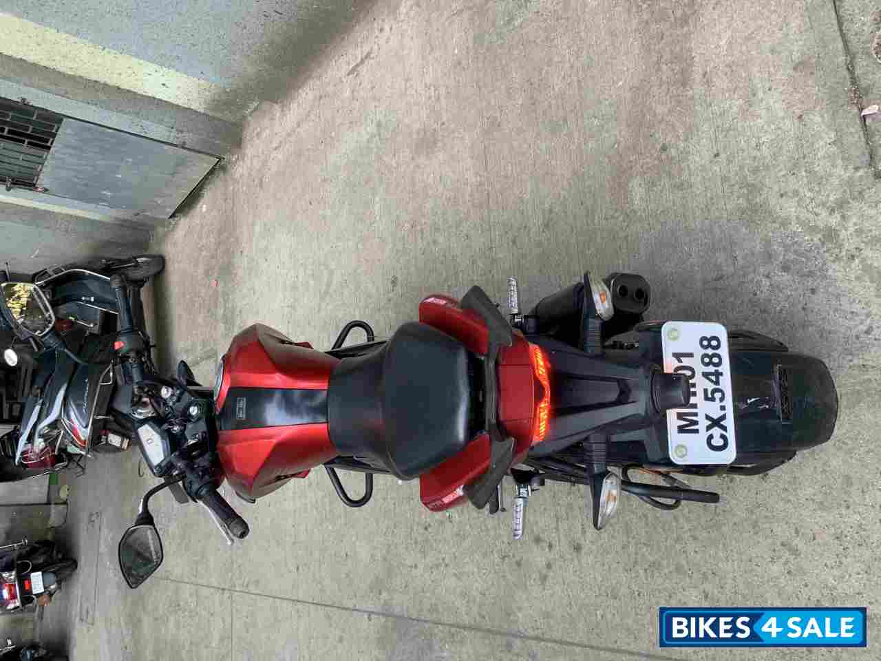 Red - Matte TVS Apache RTR 200 4V