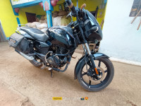 Black Bajaj Pulsar 125 Neon Disc Single Seat