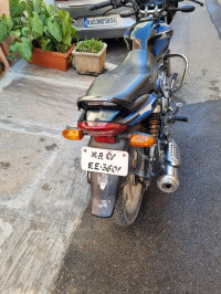 Blue And Black Bajaj Discover 125