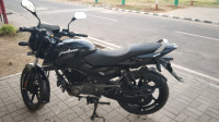 Black Bajaj Pulsar 125 Neon Disc Single Seat