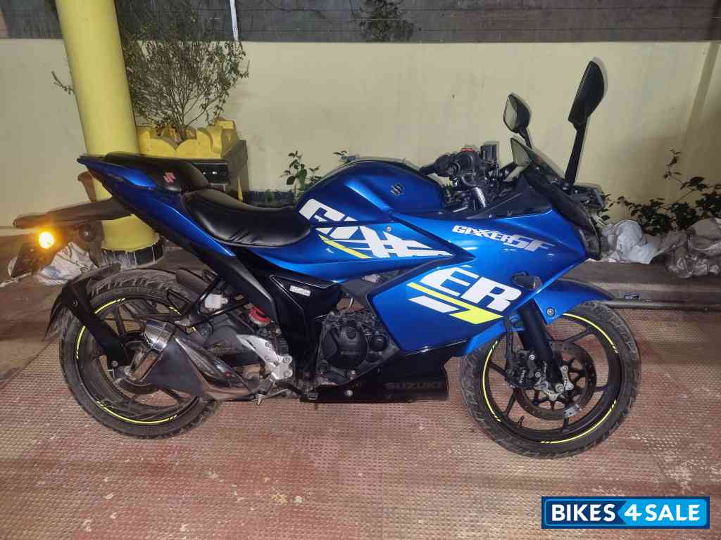 Trition Blue Suzuki Gixxer SF BS6