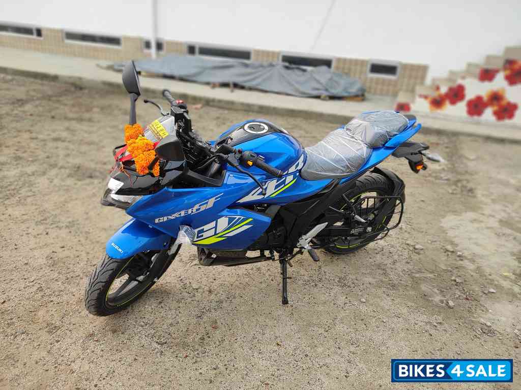 Trition Blue Suzuki Gixxer SF BS6