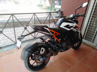 White KTM Duke 250