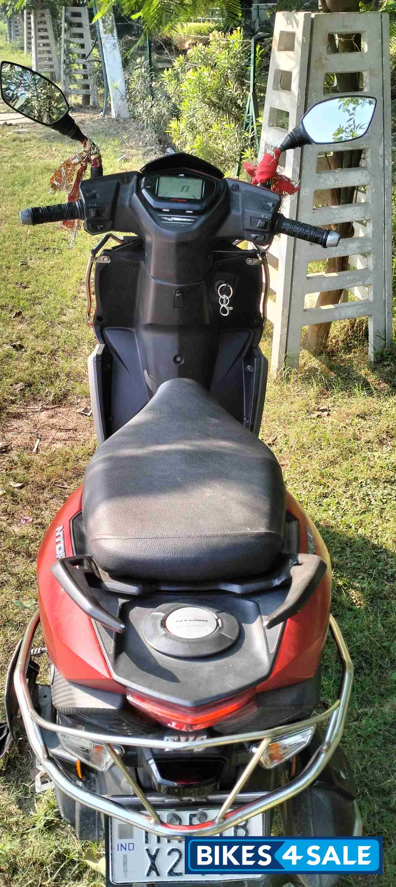 Matt Red TVS NTORQ 125