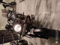 Black With Blue Strips Bajaj Avenger Street 150