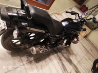 Black With Blue Strips Bajaj Avenger Street 150