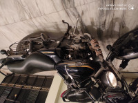 Black With Blue Strips Bajaj Avenger Street 150