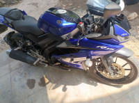 Blue Yamaha YZF R15 V3