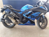 Blue Kawasaki Ninja 300 BS6