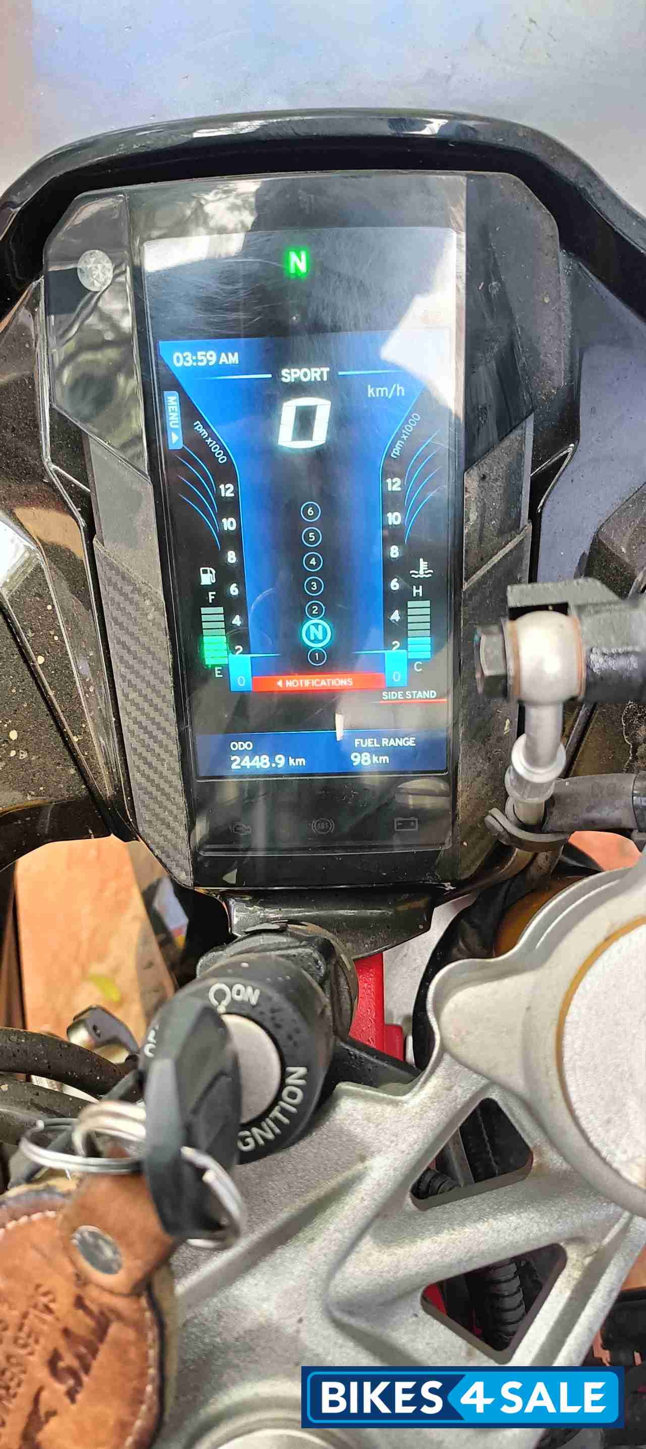 Black TVS Apache RR 310