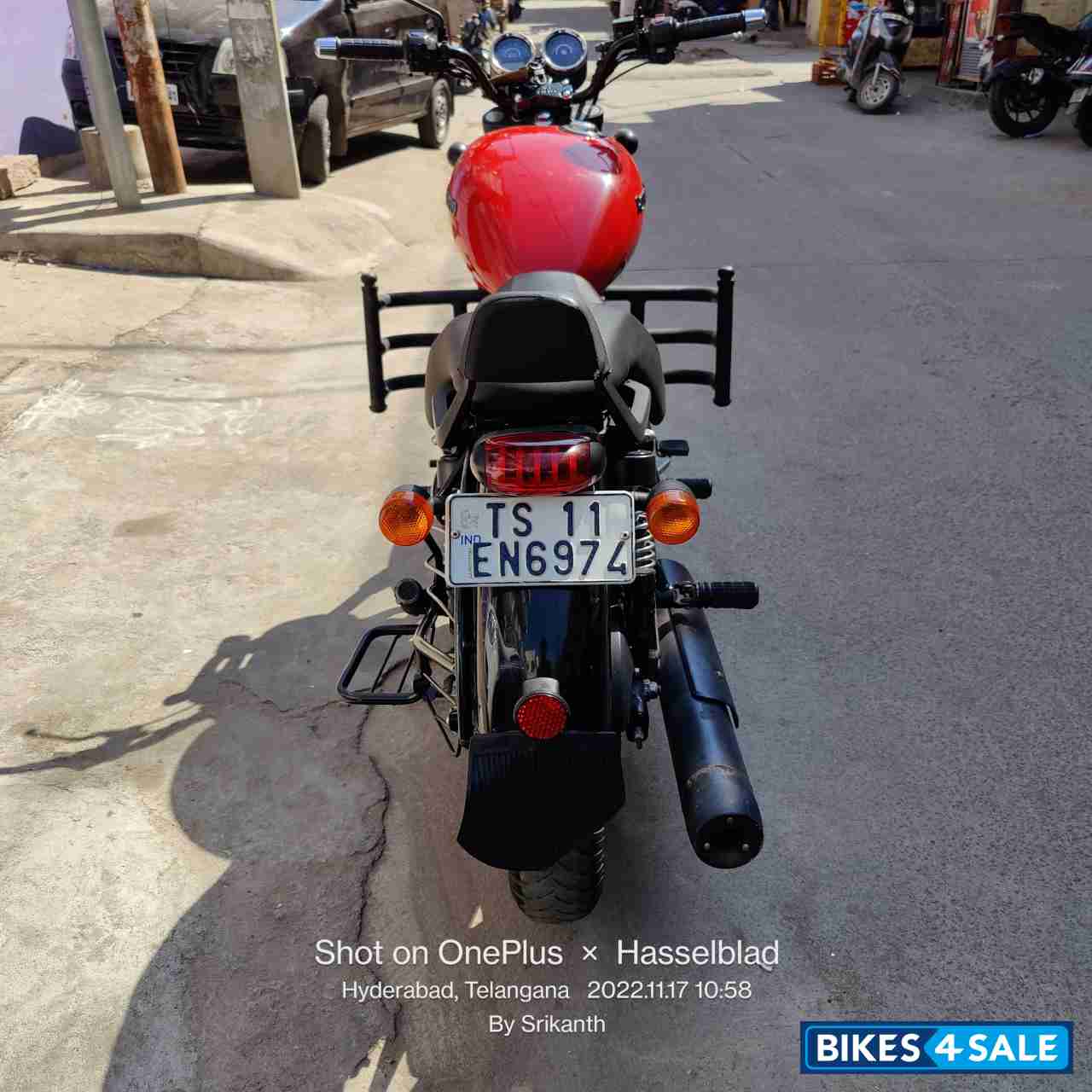 Red Royal Enfield Thunderbird X 350