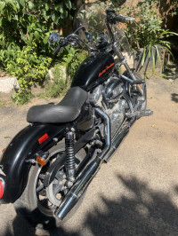 Black Harley Davidson Superlow