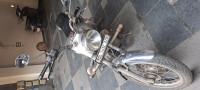 Silver Royal Enfield Bullet Electra Twinspark