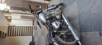 Silver Royal Enfield Bullet Electra Twinspark