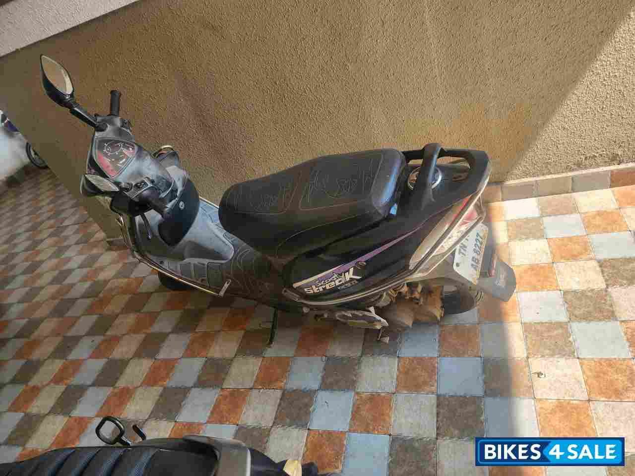 Black TVS Scooty Streak