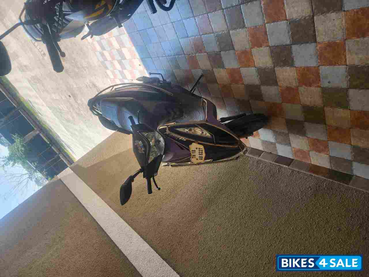 Black TVS Scooty Streak