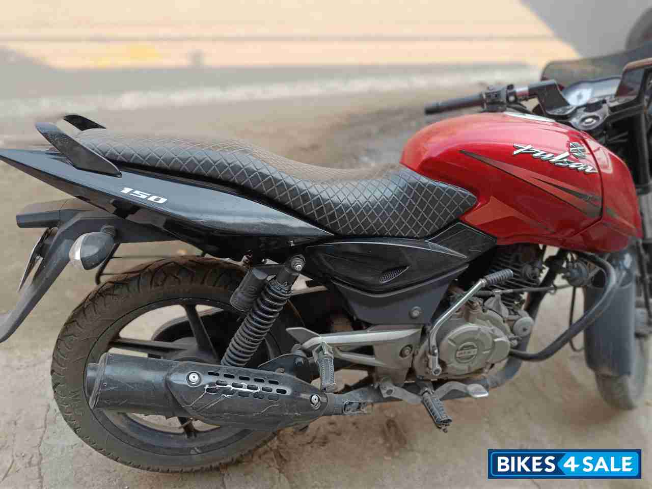 Black And Red Bajaj Pulsar 150 DTSi