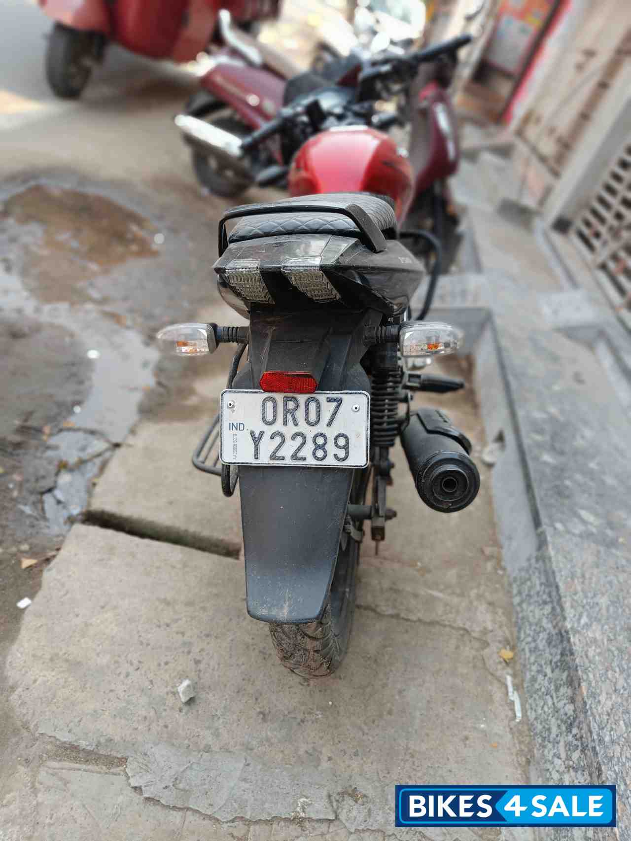 Black And Red Bajaj Pulsar 150 DTSi