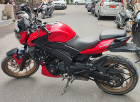 Canyon Red Bajaj Dominar 400 Disc