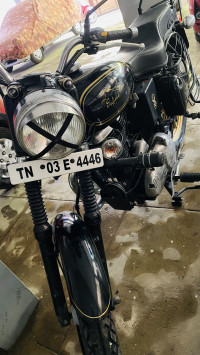 Black Royal Enfield Bullet Electra