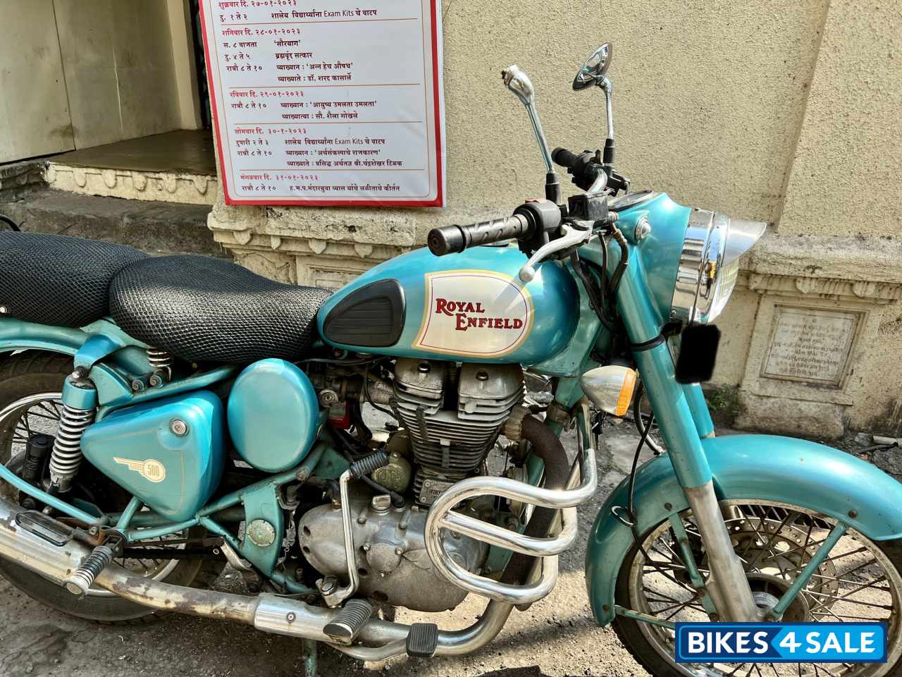 Green Royal Enfield Classic 500