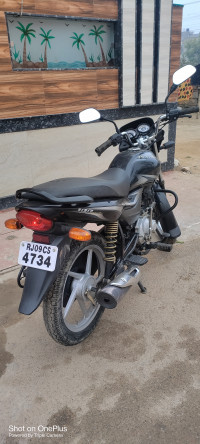 Black Bajaj Platina ComforTec 100 ES BS6