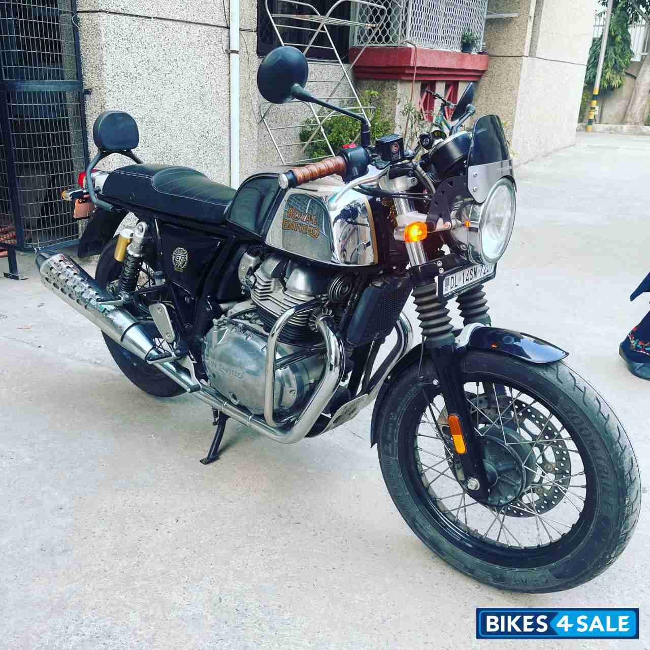 Mr. Clean (chrome) Royal Enfield Continental GT 650 Twin