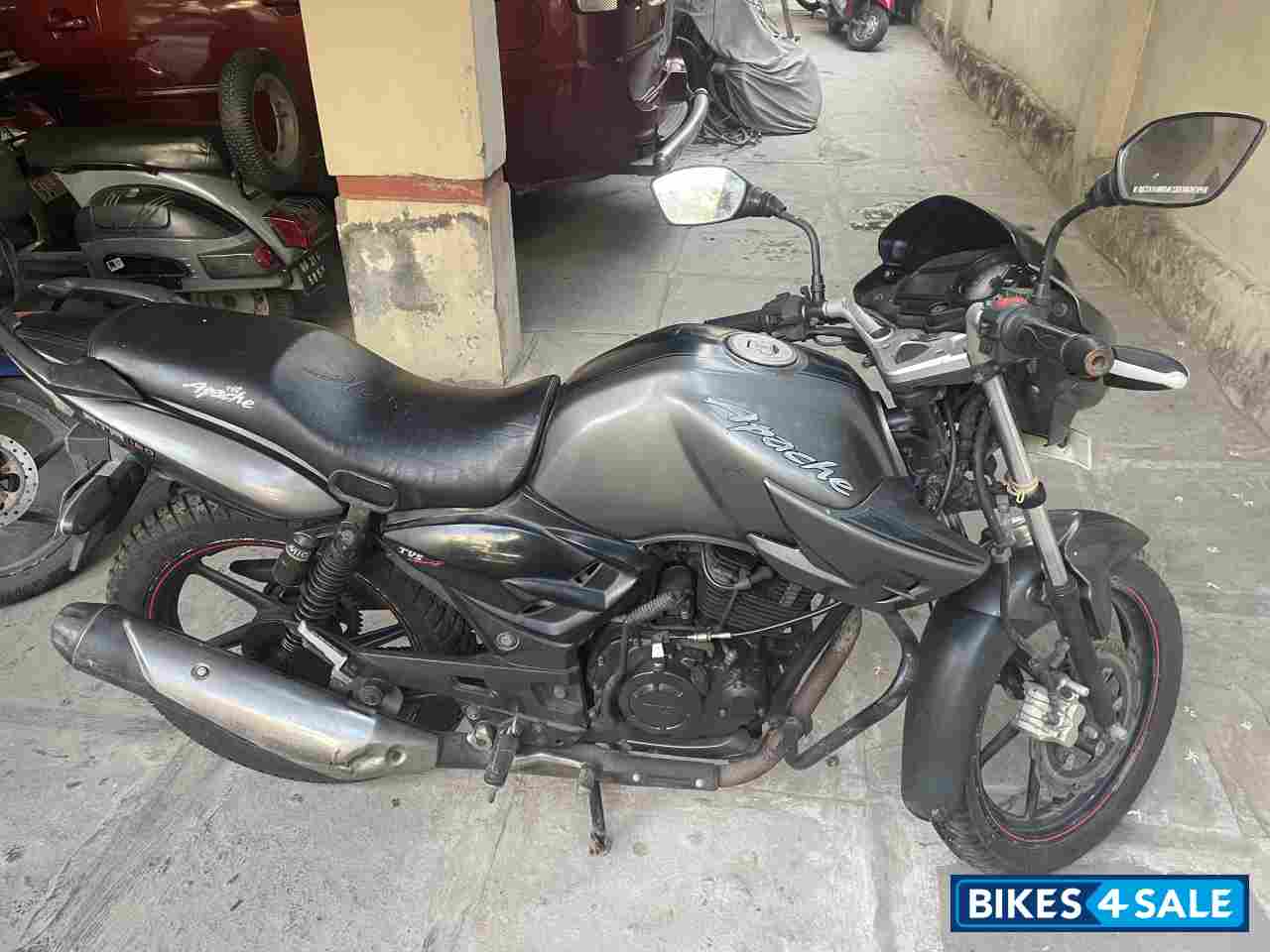 Grey TVS Apache RTR 160