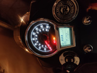 Stealth Black Royal Enfield Classic 350 Dual Channel BS6