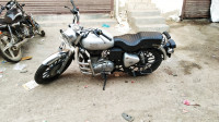 Silver Royal Enfield Bullet Electra Twinspark