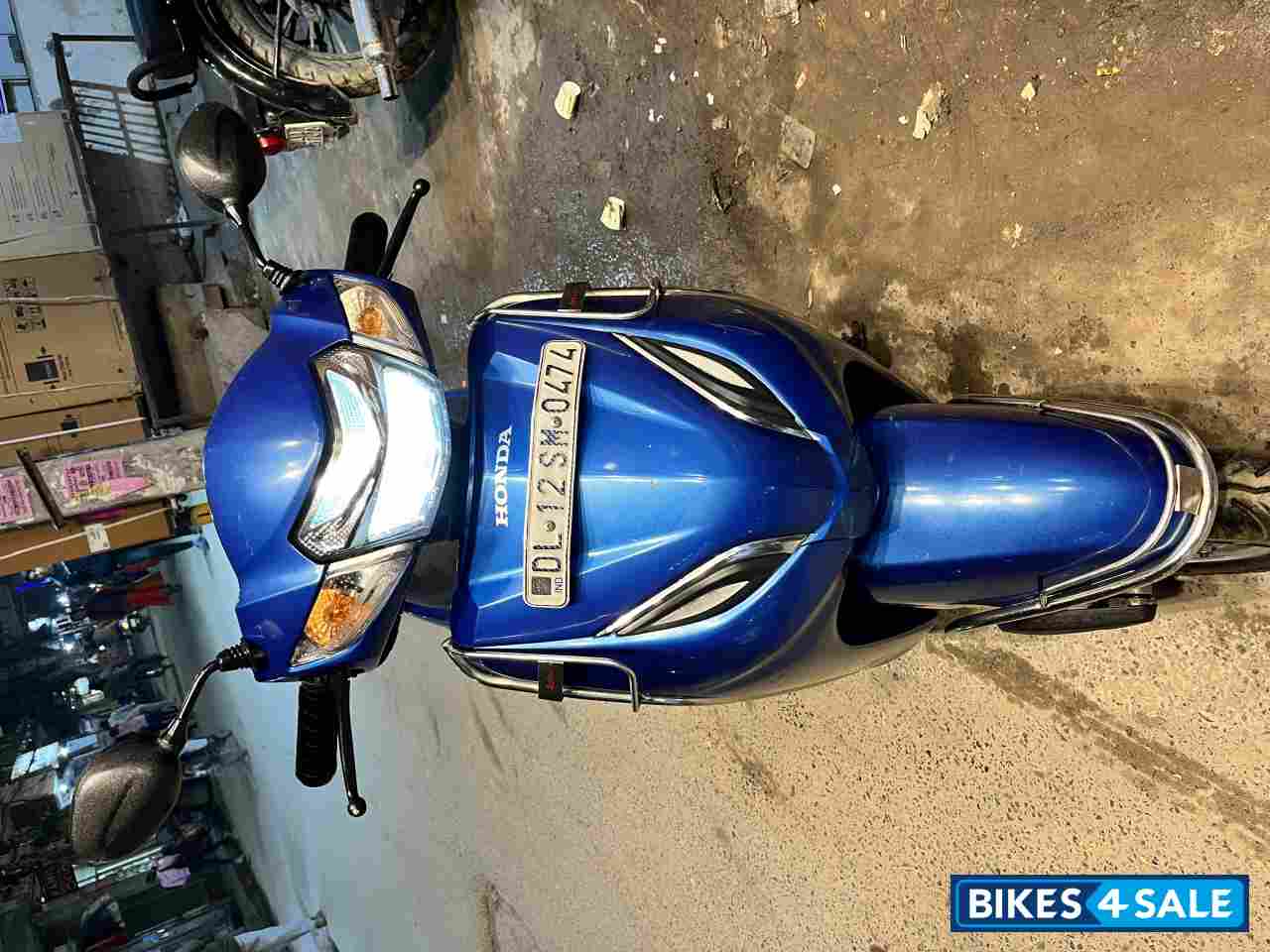 Blue Honda Activa 5G