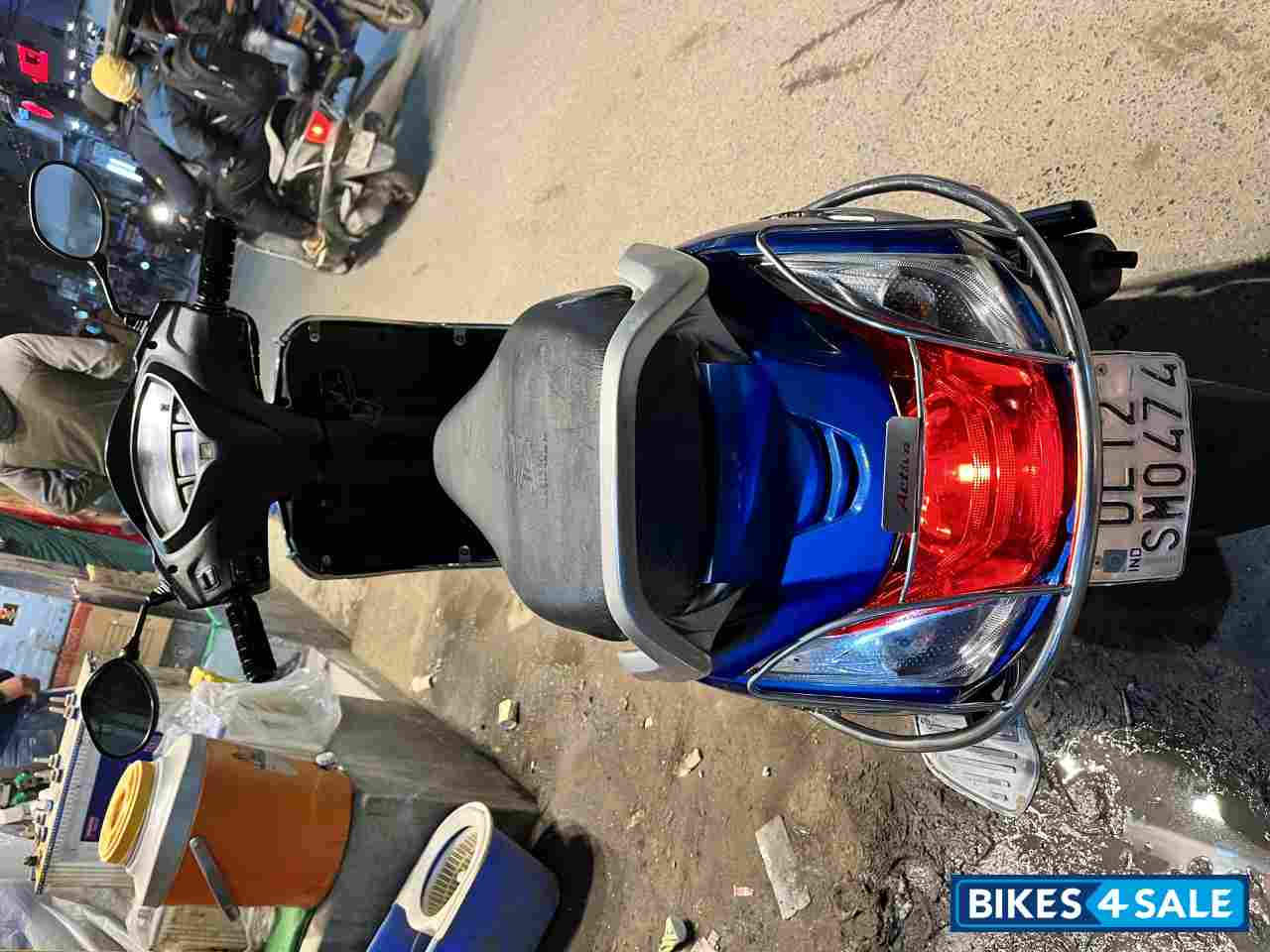 Blue Honda Activa 5G