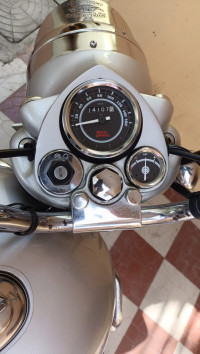 Silver Royal Enfield Bullet Electra