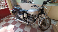 Silver Royal Enfield Bullet Electra