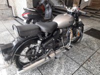 Silver Royal Enfield Classic 350 BS VI
