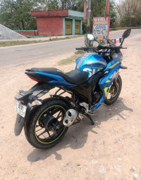 Metallic Blue Suzuki Gixxer SF Moto GP