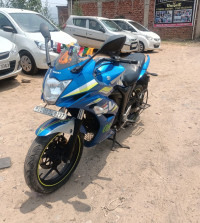 Metallic Blue Suzuki Gixxer SF Moto GP