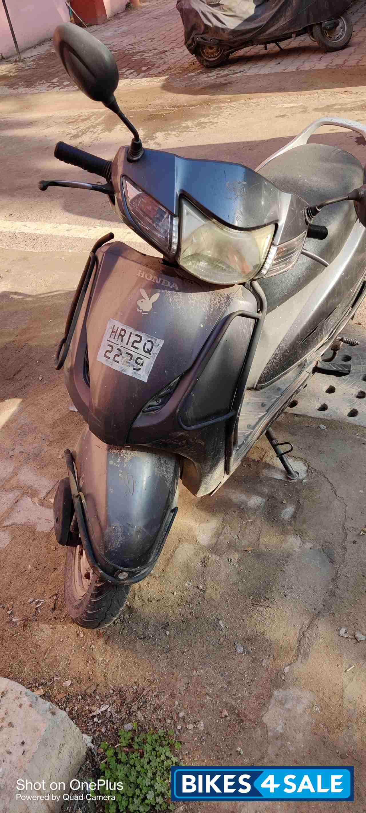 Gray Honda Activa Premium Edition Deluxe