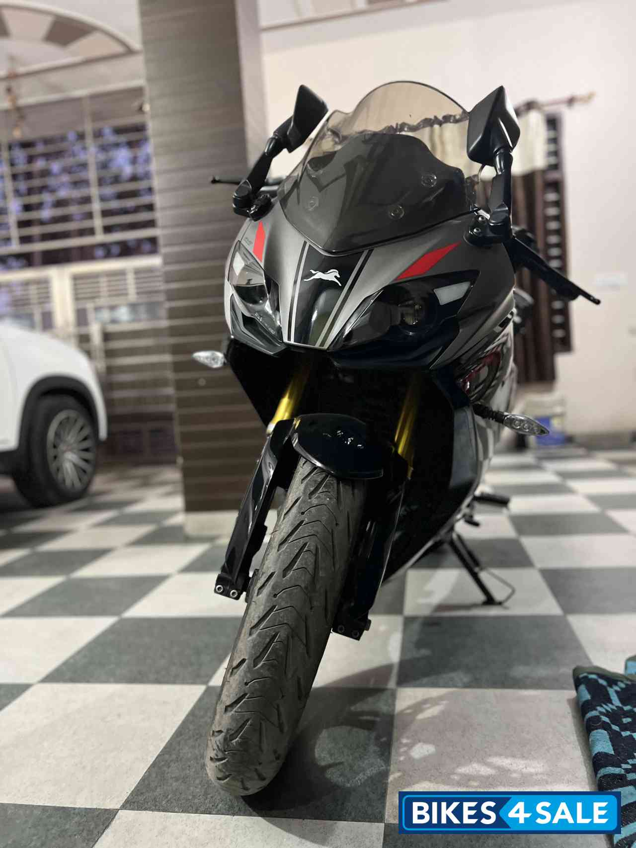 Black And Red TVS Apache RR 310