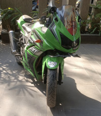 Neon Green Kawasaki Ninja 250R