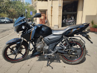 Black TVS Apache RTR 160