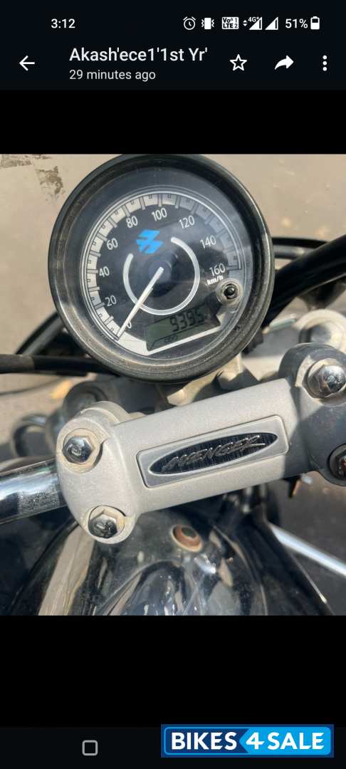 Ebony Black Bajaj Avenger Cruise 220