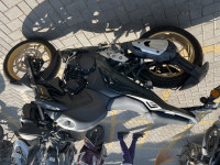 Matte Black Yamaha FZ 25 BS6