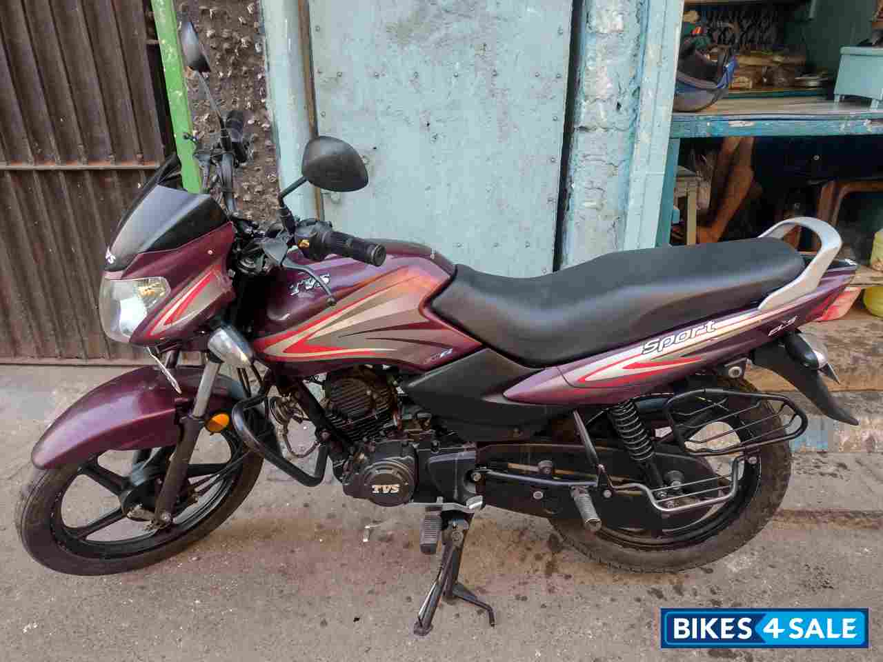 Purple TVS Sport BS6