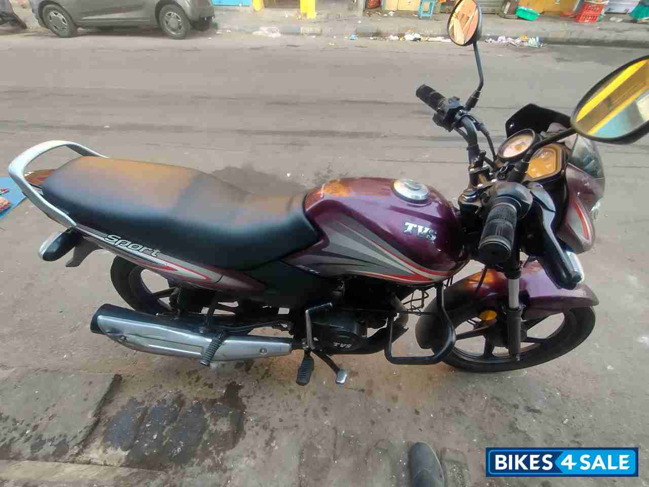 Purple TVS Sport BS6