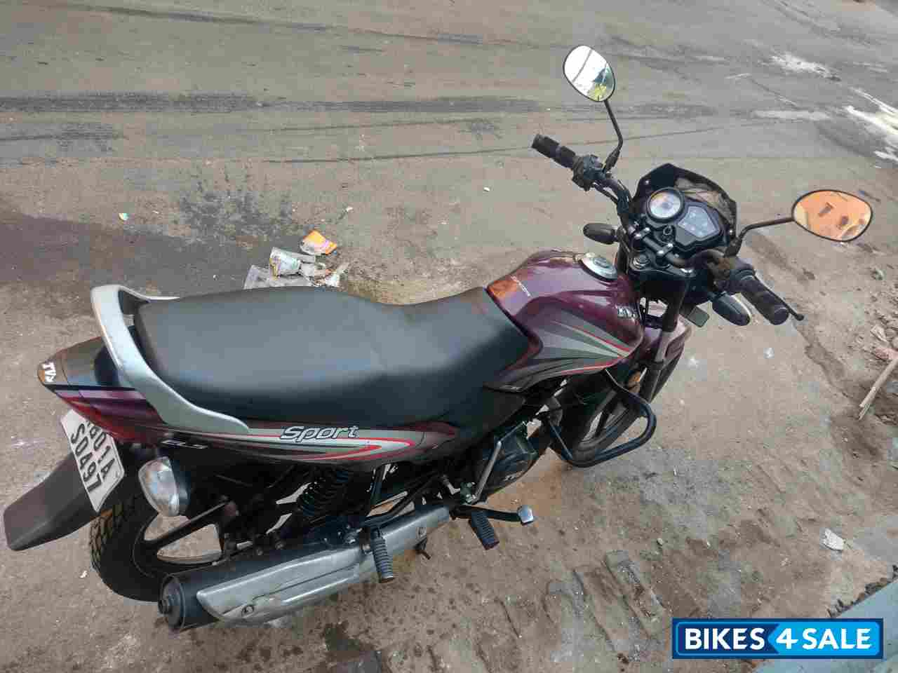 Purple TVS Sport BS6
